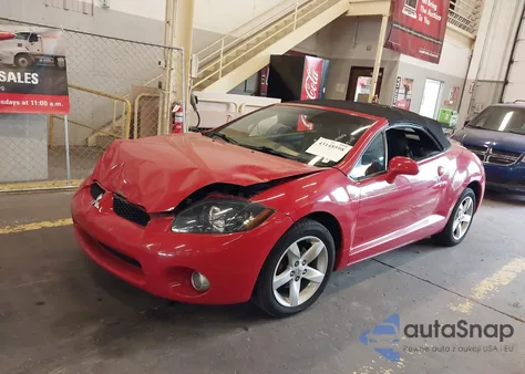 2007 Mitsubishi Eclipse Spyder Gs из США, поврежденный, VIN 4A3AL25F87E002397